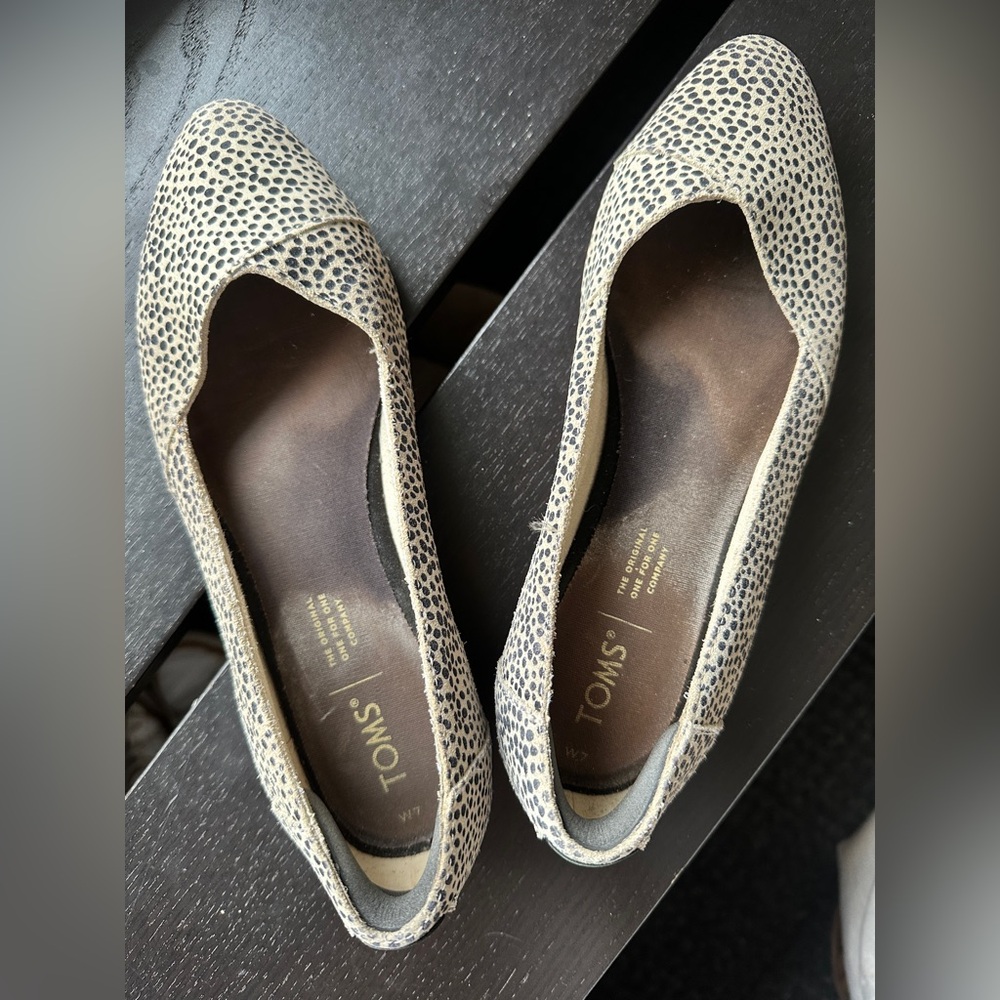 Toms Julie Flats animal print 7